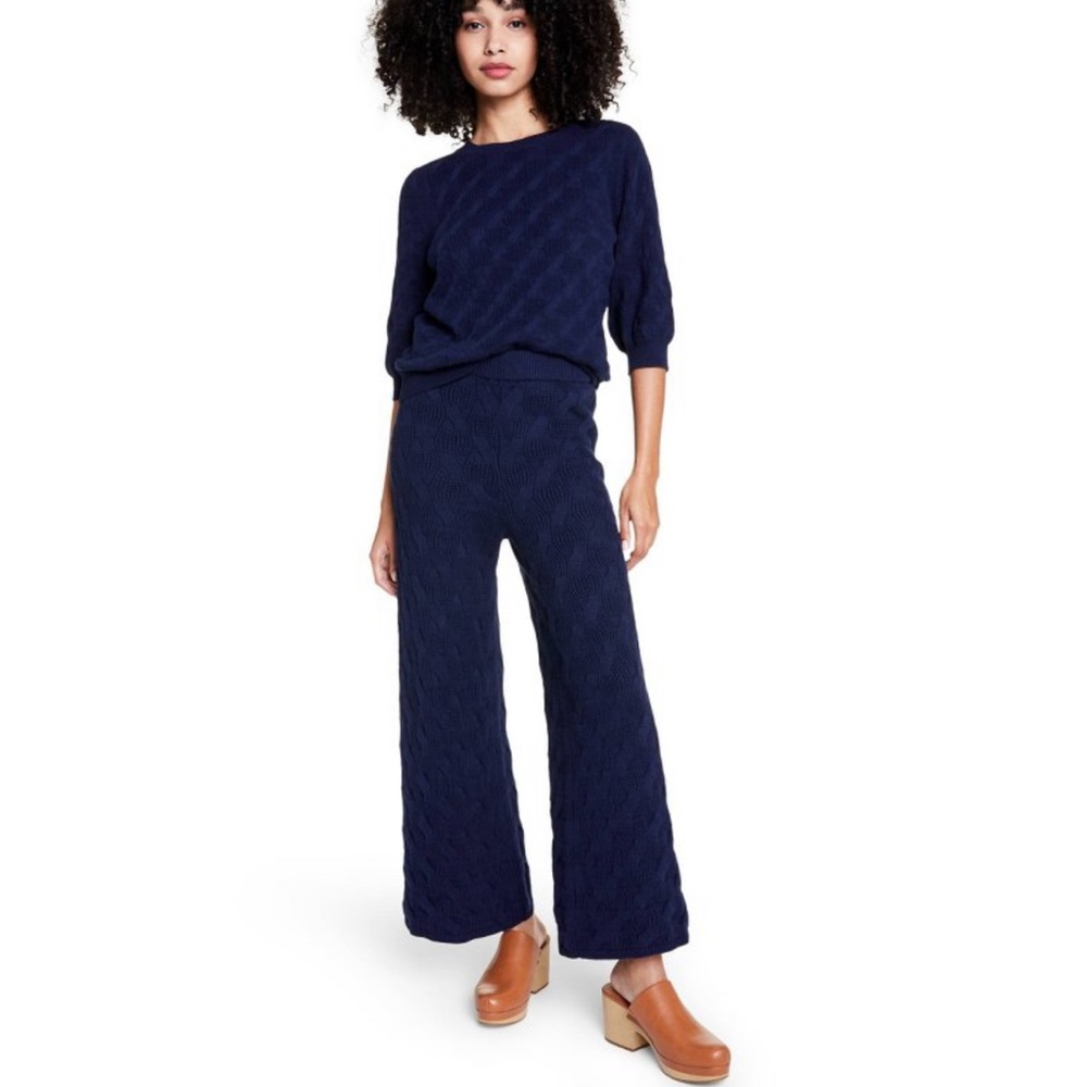 Rachel Comey High-Rise Wide Leg Knit Palazzo Pants - Picture 2 of 8